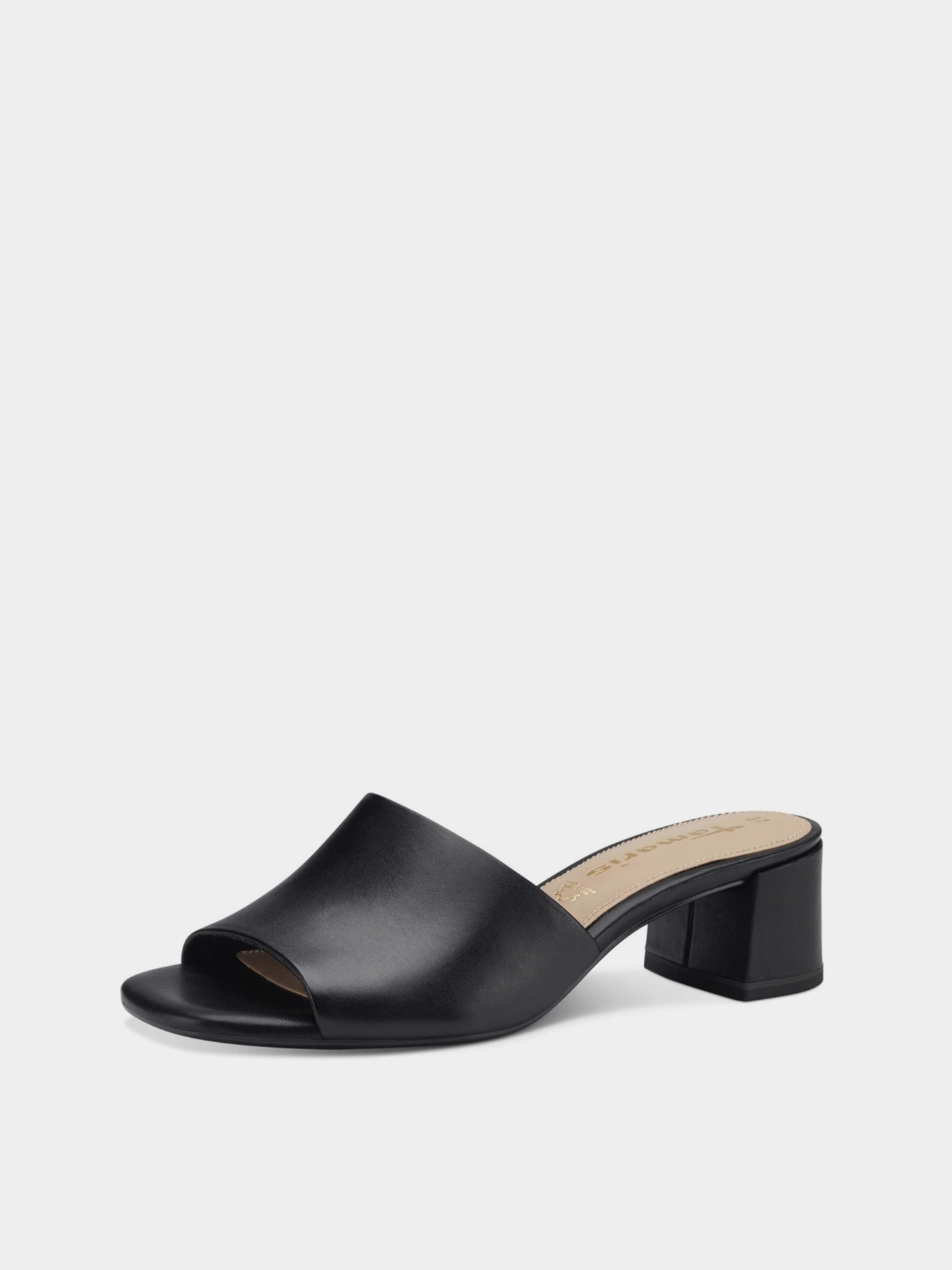 Сабо Tamaris модель 1-1-27204-20 003 BLACK LEATHER Фото