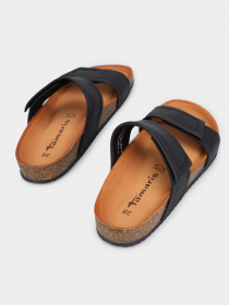 Шльопанці Tamaris модель 1-1-27407-20 003 BLACK LEATHER Фото