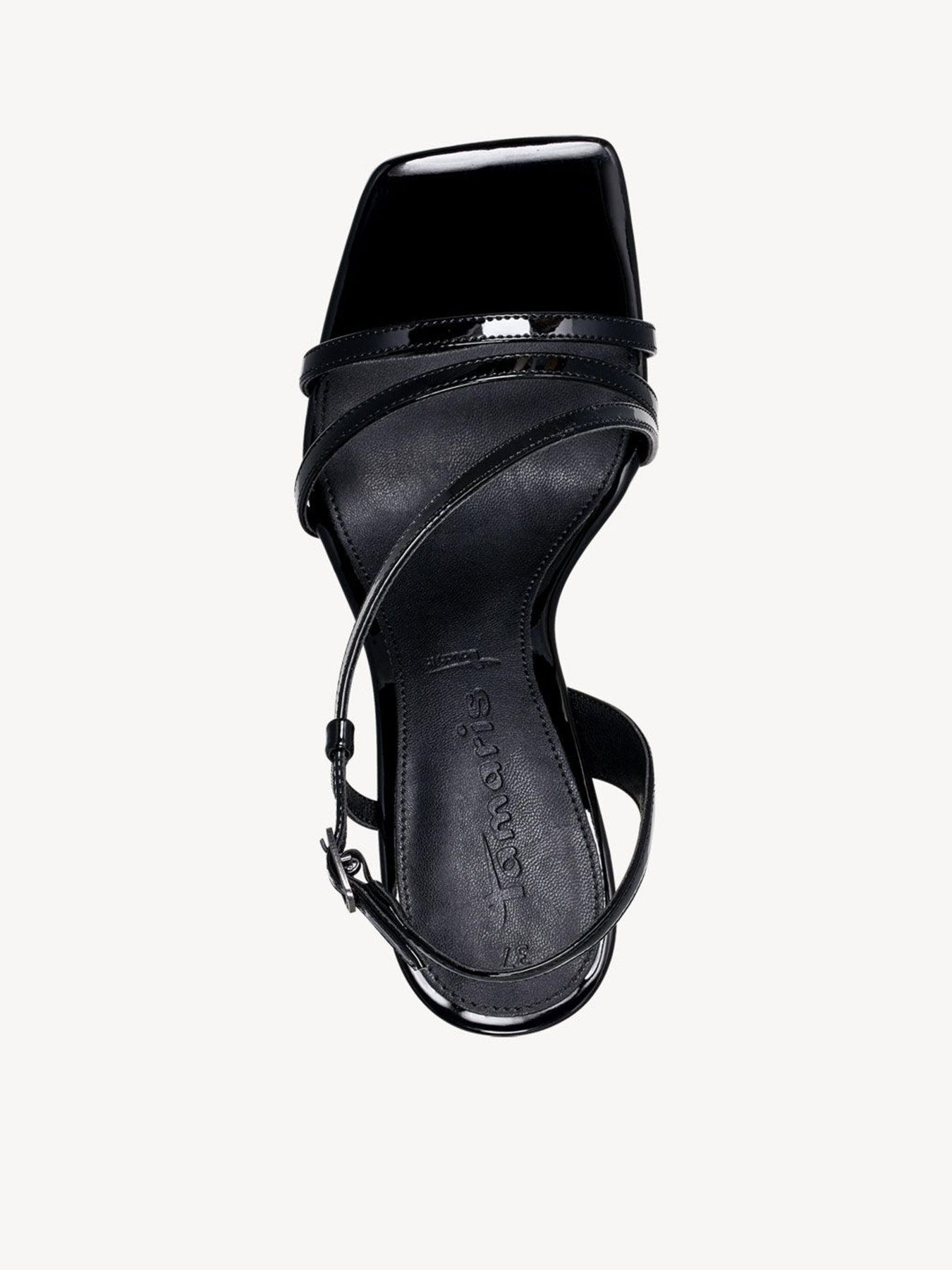 Босоножки Tamaris модель 1-1-28357-20 018 BLACK PATENT Фото