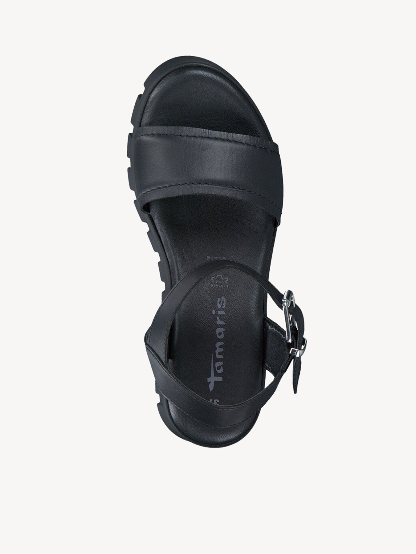 Босоніжки Tamaris модель 1-1-28712-20 003 BLACK LEATHER Фото