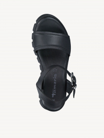 Босоніжки Tamaris модель 1-1-28712-20 003 BLACK LEATHER Фото