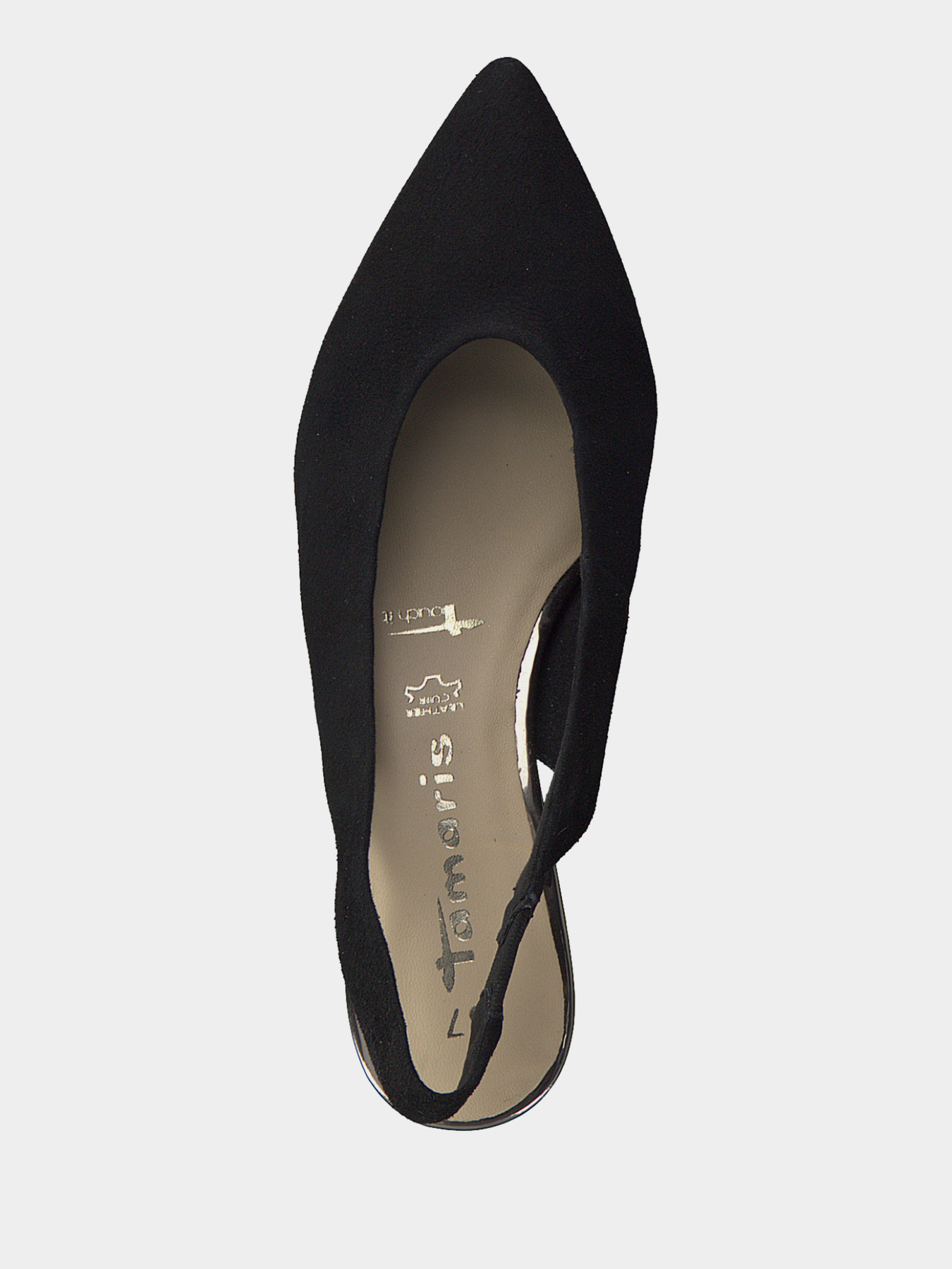 Босоніжки Tamaris модель 1-1-29619-26 027 BLK SUEDE/GALV Босоніжки Tamaris модель 1-1-29619-26 027 BLK SUEDE/GALV Фото