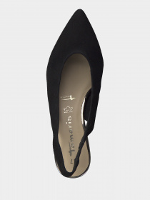 Босоніжки Tamaris модель 1-1-29619-26 027 BLK SUEDE/GALV Босоніжки Tamaris модель 1-1-29619-26 027 BLK SUEDE/GALV Фото