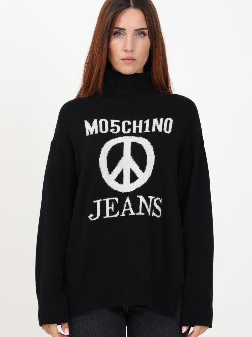 Женский черный свитер Moschino модель J0901.8707;1555 Фото
