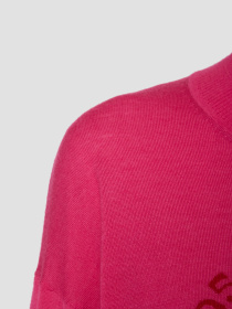 Женский розовый шерстяной гольф Moschino модель J0904.8700;2217 Женский розовый шерстяной гольф Moschino модель J0904.8700;2217 Фото