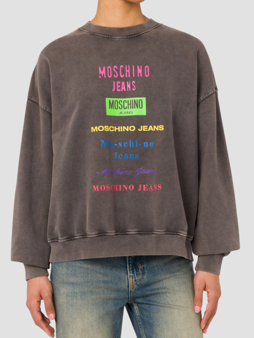Женский темно-серый свитшот Moschino модель J1706.8234;5499 Фото