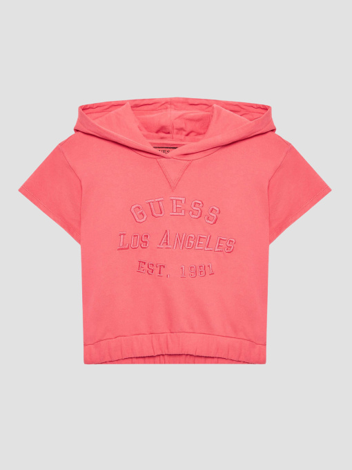 Дитяче коралове худі Guеss Kids модель J3GQ00.KA6R3;A60Y Фото
