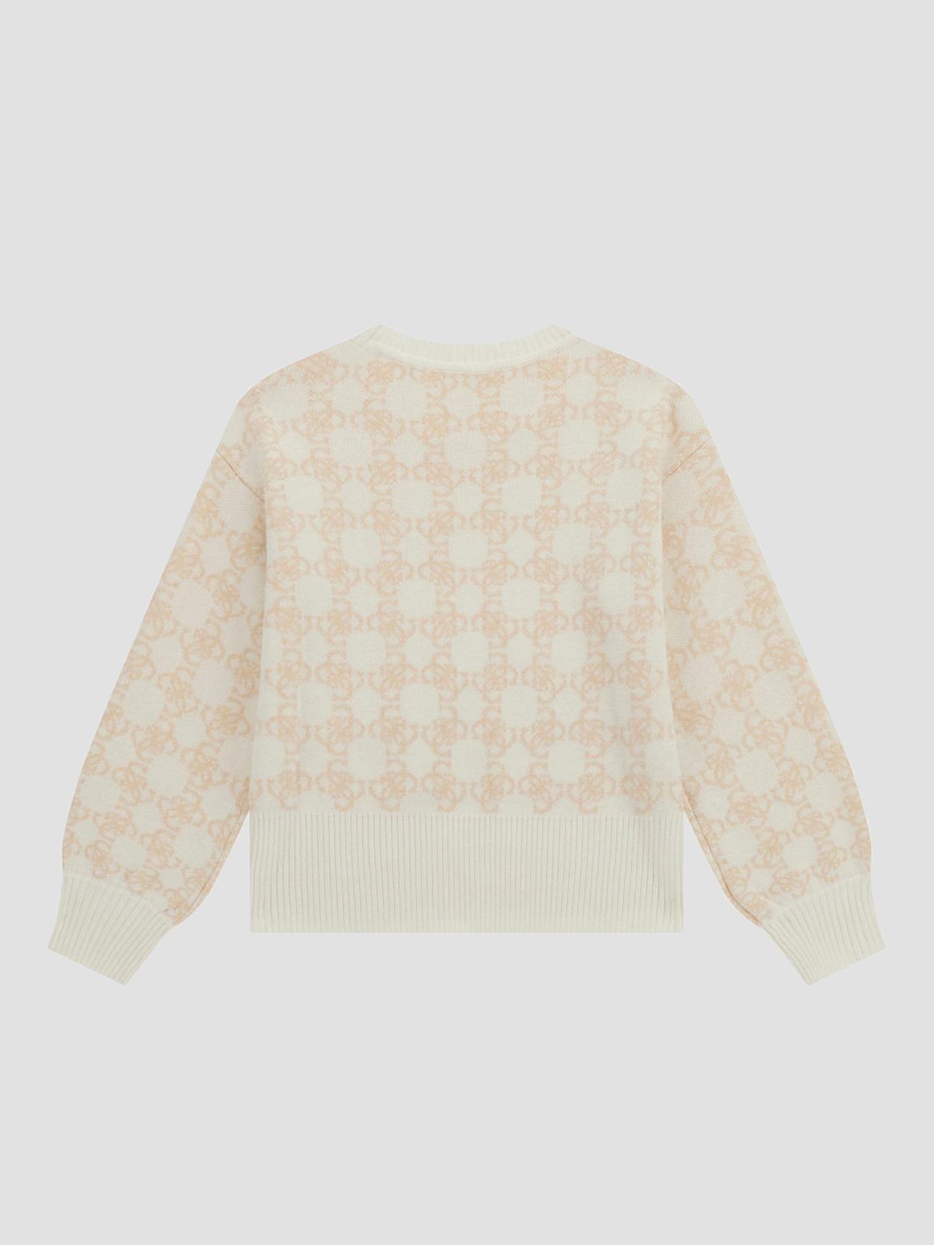Дитячий білий джемпер з візерунком Guеss Kids модель J4BR04.Z3K10;P1EM Фото