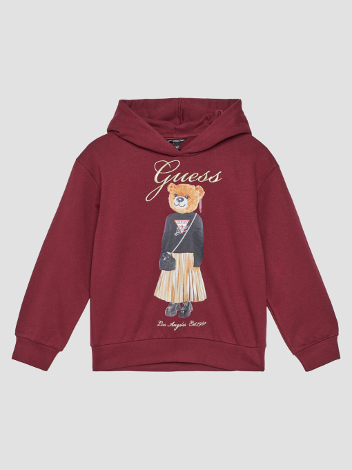 Дитяче червоне худі Guеss Kids модель J5BQ26.KAD74;G5A9 Фото