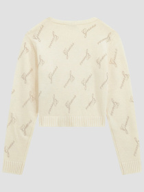 Детский белый джемпер с узором Guеss Kids модель J5BR28.Z0870;P08N Детский белый джемпер с узором Guеss Kids модель J5BR28.Z0870;P08N Фото