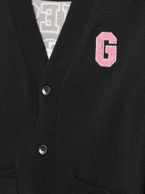 Детский черный кардиган Guеss Kids модель J5YR11.Z3OF0;JBLK Детский черный кардиган Guеss Kids модель J5YR11.Z3OF0;JBLK Фото