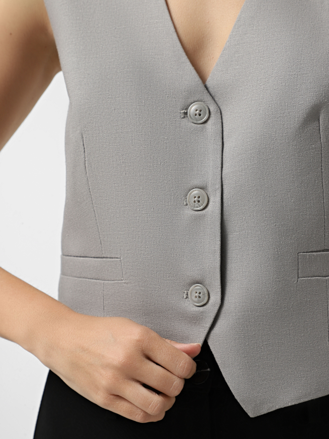 Жилет классический JDY модель 15324995_Wild Dove Фото