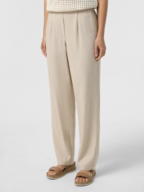 Брюки повседневные JDY модель 15338798_Oatmeal MELANGE Фото