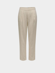 Повседневные штаны JDY модель 15338798_Oatmeal MELANGE Повседневные штаны JDY модель 15338798_Oatmeal MELANGE Фото