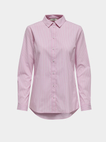 Сорочка класична JDY модель 15149877_Shocking Pink SMALL WHITE Фото