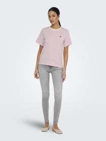 Футболка JDY модель 15298612_Cloud Dancer FRAGRANT LILA Фото