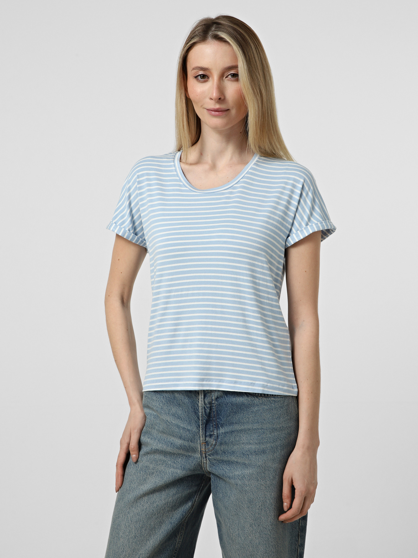 Футболка JDY модель 15325267_Cashmere Blue CLOUD DANCER Фото