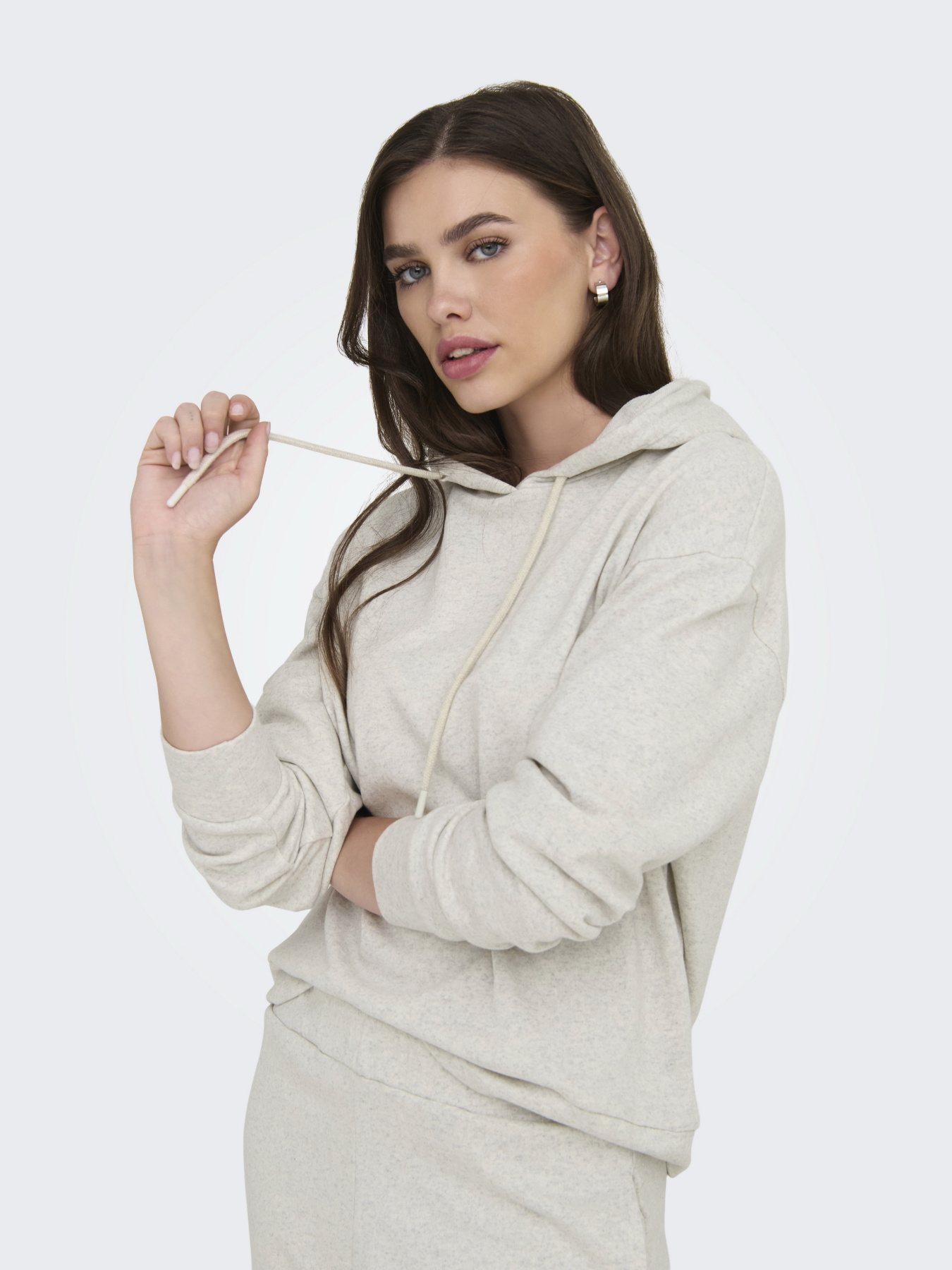 Худі JDY модель 15356341_Oatmeal MELANGE Худі JDY модель 15356341_Oatmeal MELANGE Фото