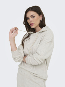 Худі JDY модель 15356341_Oatmeal MELANGE Худі JDY модель 15356341_Oatmeal MELANGE Фото