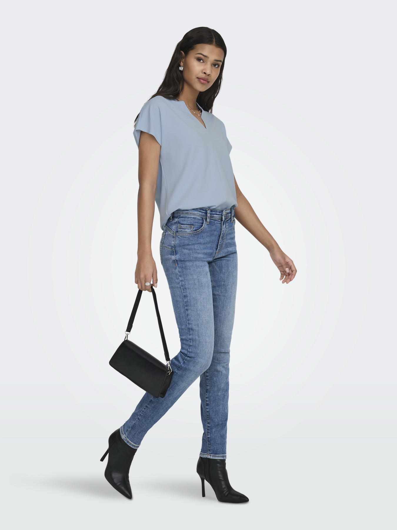 Футболка JDY модель 15363209_Cashmere Blue Футболка JDY модель 15363209_Cashmere Blue Фото