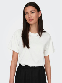 Футболка JDY модель 15292431_Cloud Dancer Фото