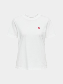 Футболка JDY модель 15298612_Black BITTERSWEET HEART Фото