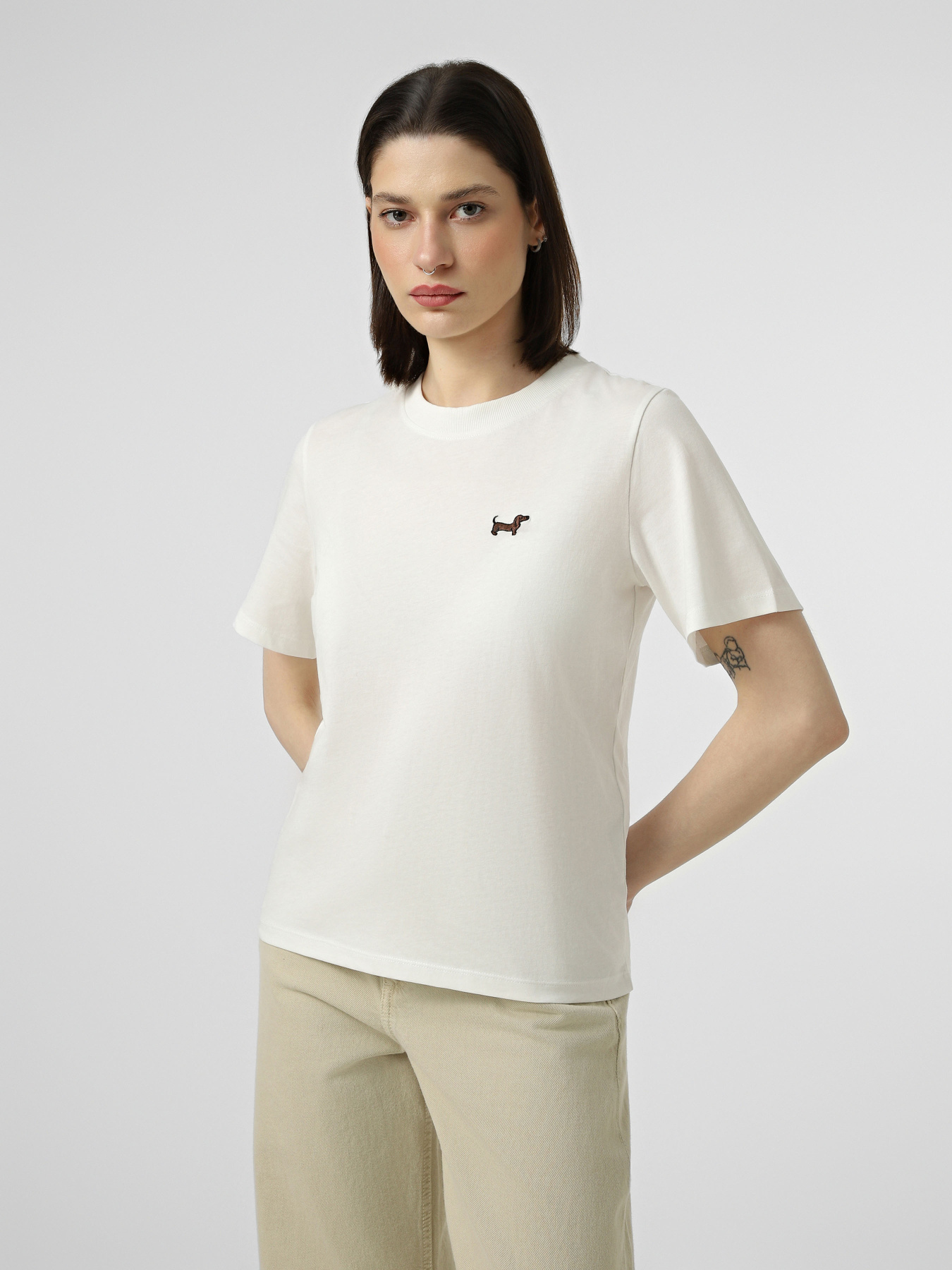 Футболки і поло JDY PISA S/S PRINT TOP модель 15298612_Cloud Dancer DOG Фото