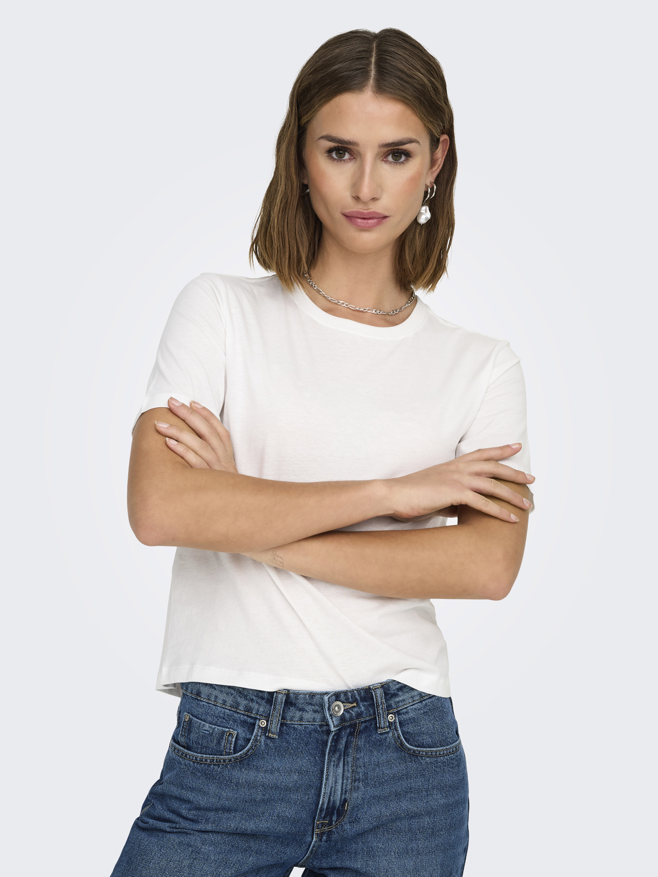 Футболка JDY модель 15344612_Cloud Dancer Фото