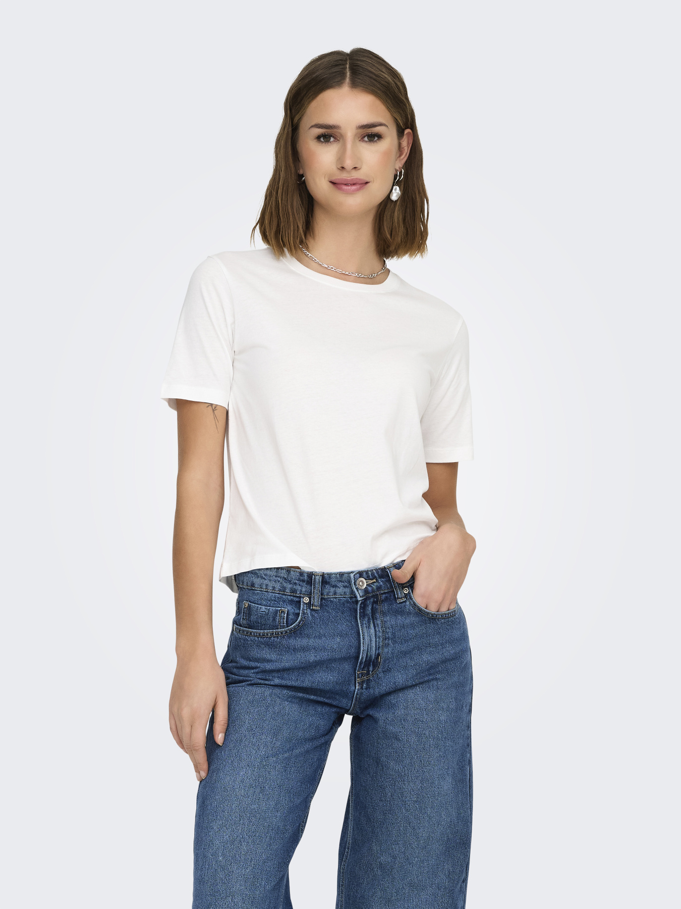 Футболка JDY модель 15344612_Cloud Dancer Фото