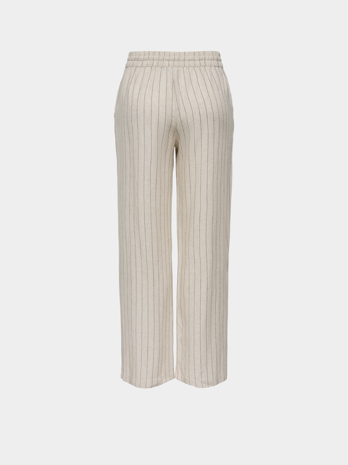 Штани JDY SAY HW LINEN WIDE PANT модель 15318361_Oatmeal MELANGE Фото