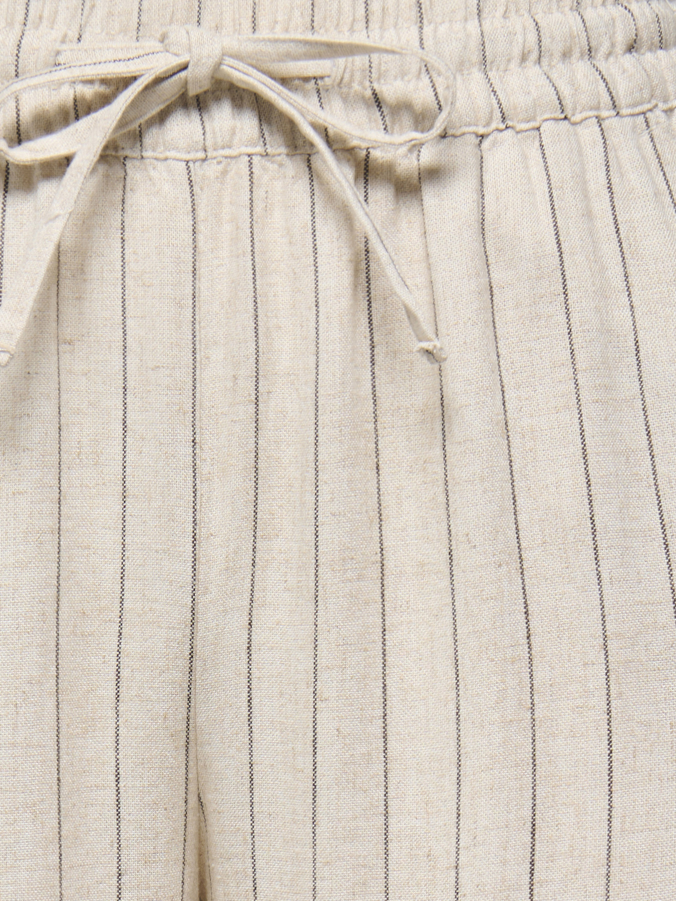 Штани JDY SAY HW LINEN WIDE PANT модель 15318361_Oatmeal MELANGE Фото
