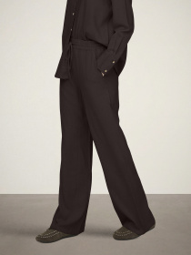 Штани JDY SAY HW LINEN WIDE PANT модель 15318361_Chocolate Torte Фото