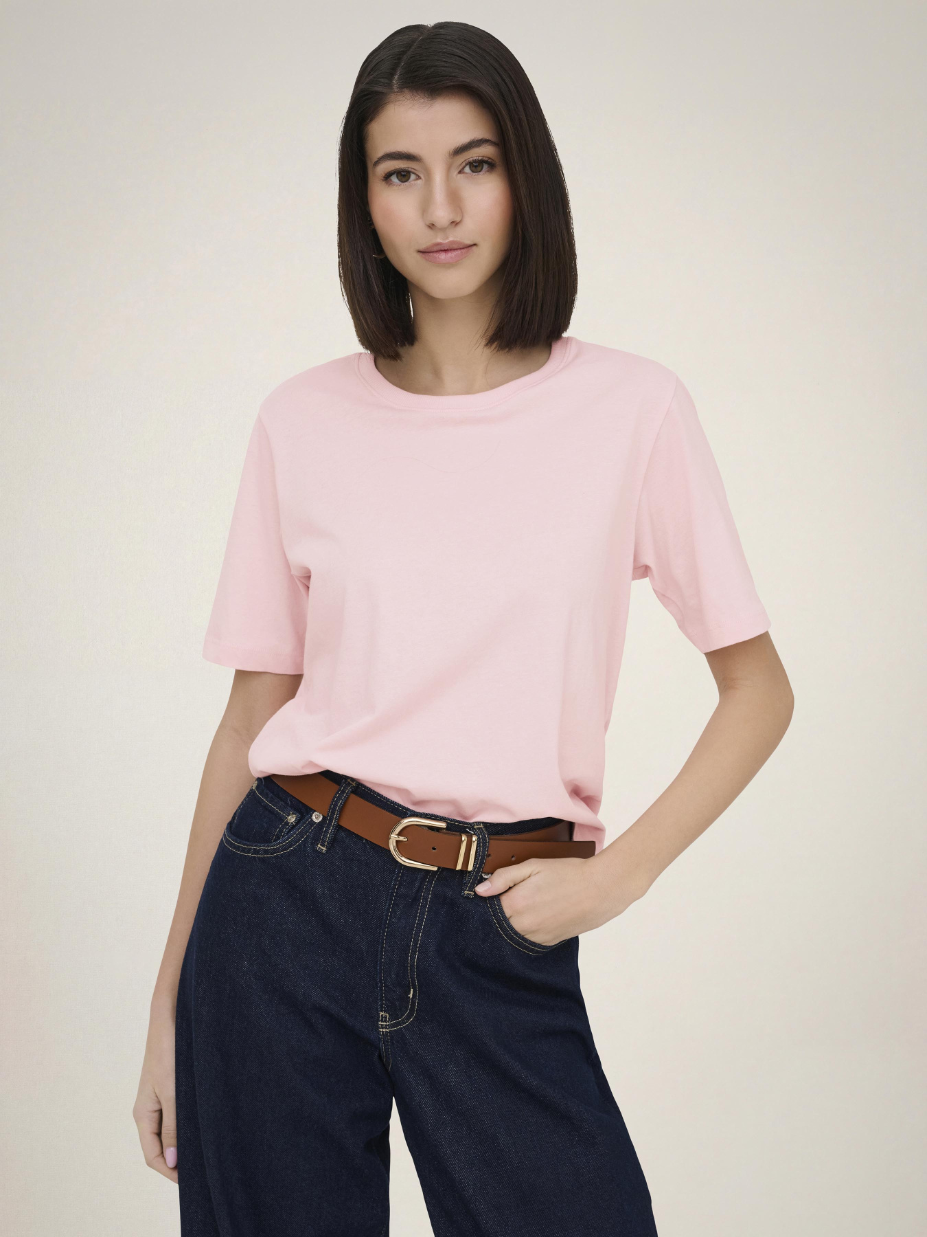 Футболки и поло JDY REX S/S TOP модель 15344612_Chalk Pink Фото