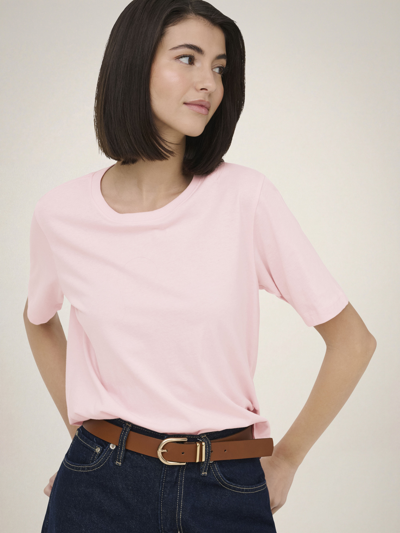 Футболки и поло JDY REX S/S TOP модель 15344612_Chalk Pink Фото