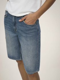 Шорты JDY LINA MW BERMUDA SHORTS DNM модель 15370643_Medium Blue Denim Фото