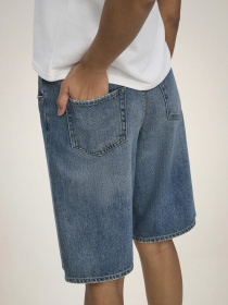 Шорты JDY LINA MW BERMUDA SHORTS DNM модель 15370643_Medium Blue Denim Фото