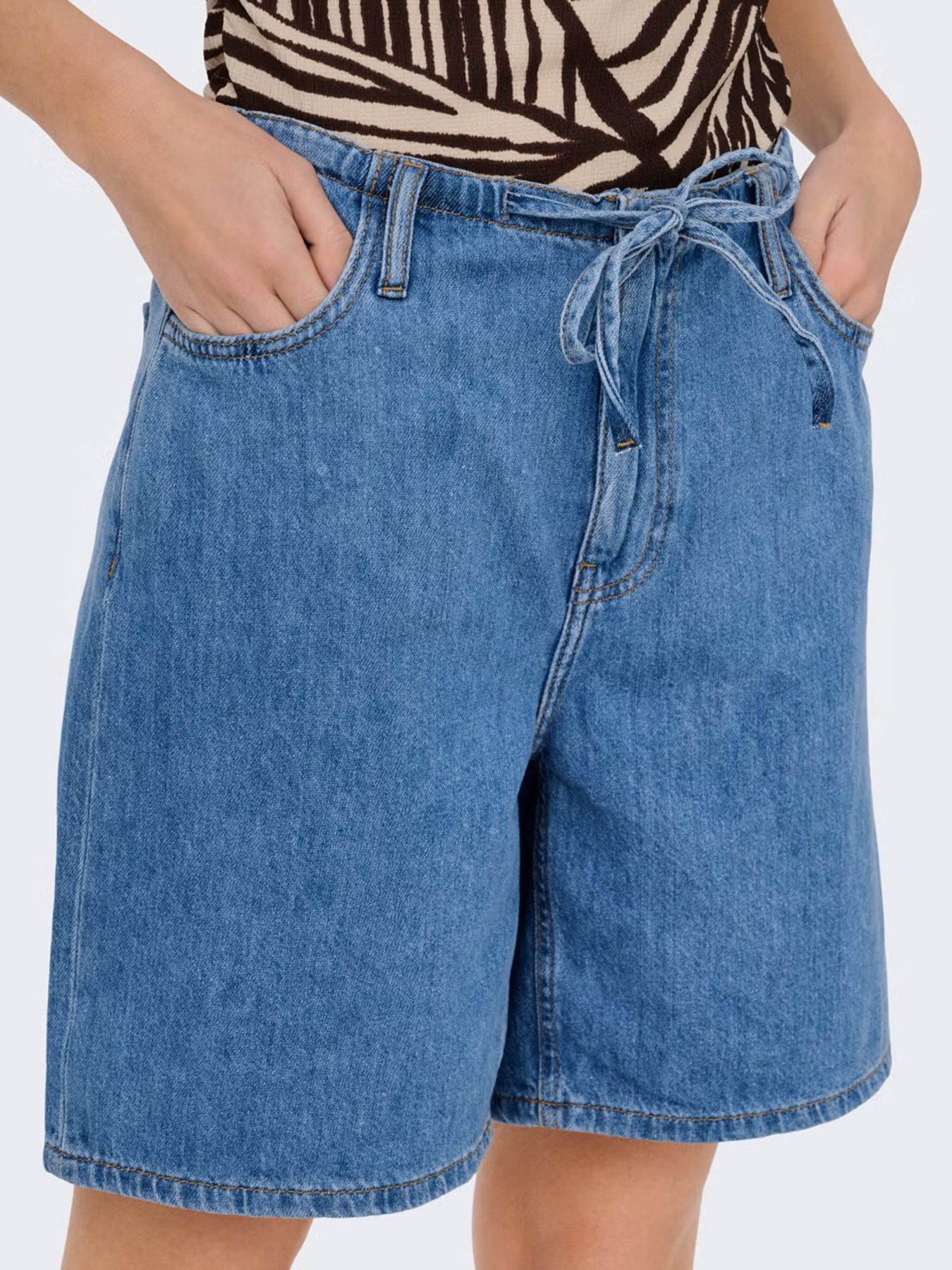 Шорты JDY BERN MW SHORTS DNM модель 15370542_Light Blue Denim Фото