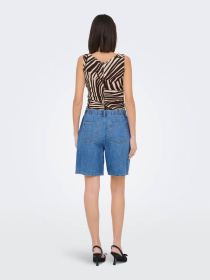 Шорты JDY BERN MW SHORTS DNM модель 15370542_Light Blue Denim Фото
