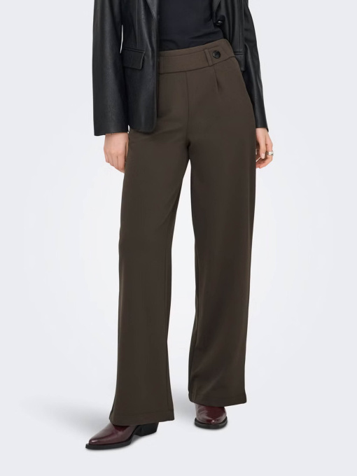 Брюки JDY GEGGO LIFE NEW LONG PANT модель 15208430_Chocolate Brown BLACK BUTT Фото