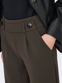 Брюки JDY GEGGO LIFE NEW LONG PANT модель 15208430_Chocolate Brown BLACK BUTT Фото