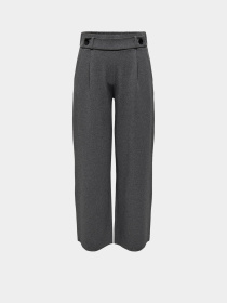 Брюки JDY GEGGO LIFE NEW LONG PANT модель 15208430_Medium Grey Melange BLACK Фото