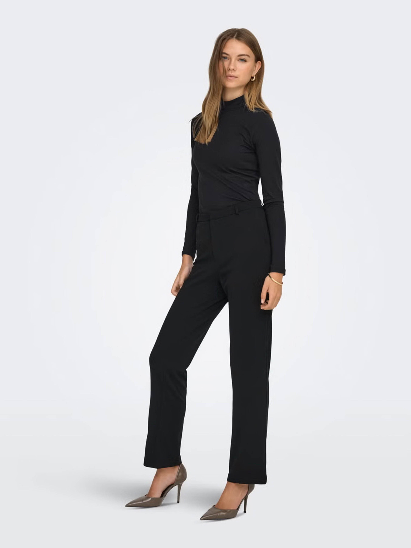 Свитры и кардиганы JDY AVA NEW TURTLENECK TOP модель 15211083_Black Фото