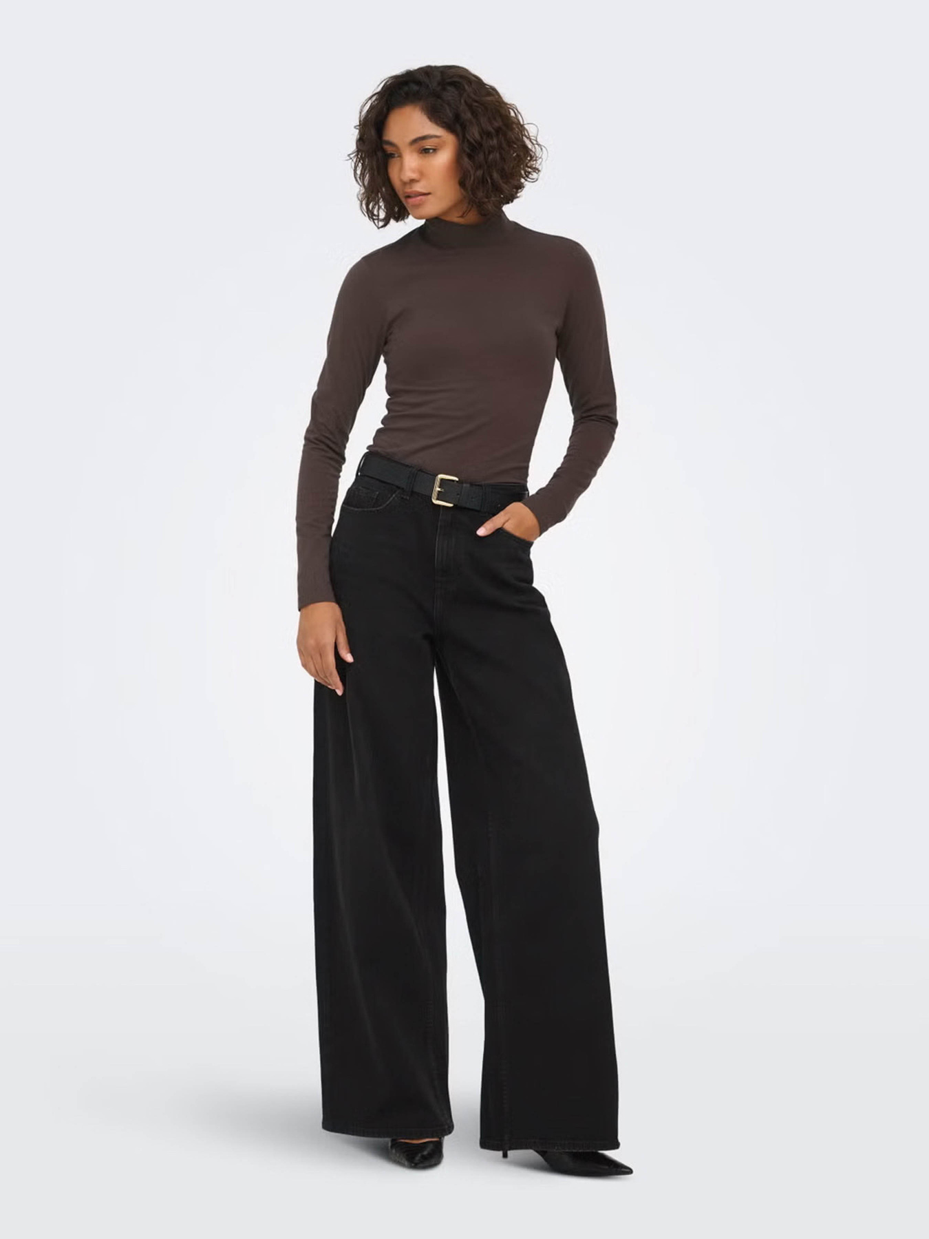 Свитры и кардиганы JDY AVA NEW TURTLENECK TOP модель 15211083_Chocolate Torte Фото