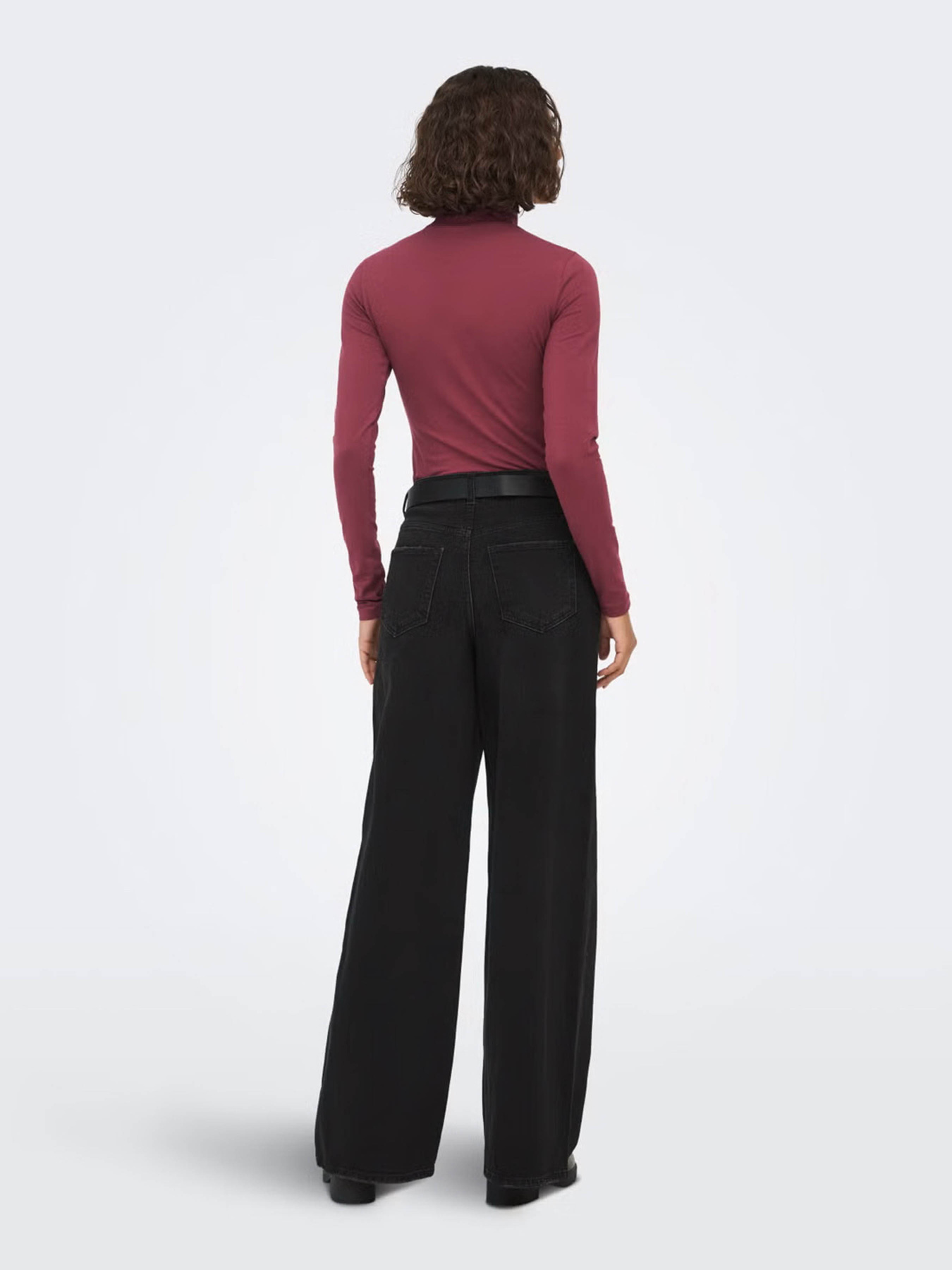 Свитры и кардиганы JDY AVA NEW TURTLENECK TOP модель 15211083_Windsor Wine Фото