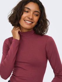 Свитры и кардиганы JDY AVA NEW TURTLENECK TOP модель 15211083_Windsor Wine Фото