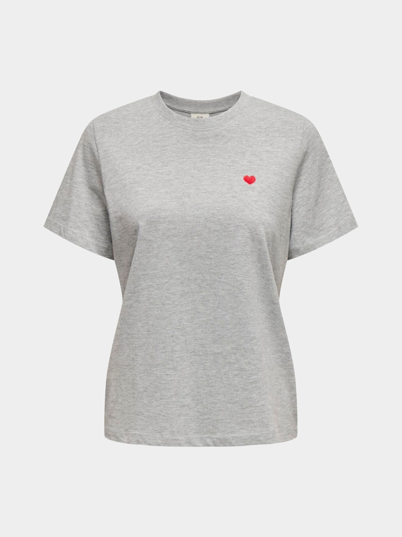 Футболка JDY модель 15298612_Light Grey Melange BITTERS Футболка JDY модель 15298612_Light Grey Melange BITTERS Фото