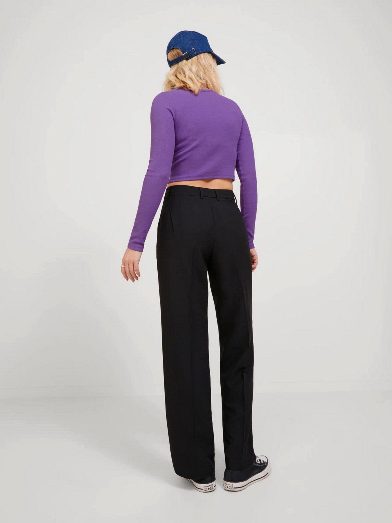 Лонгслив JJXX Jxfeline модель 12200402_Royal Lilac Фото