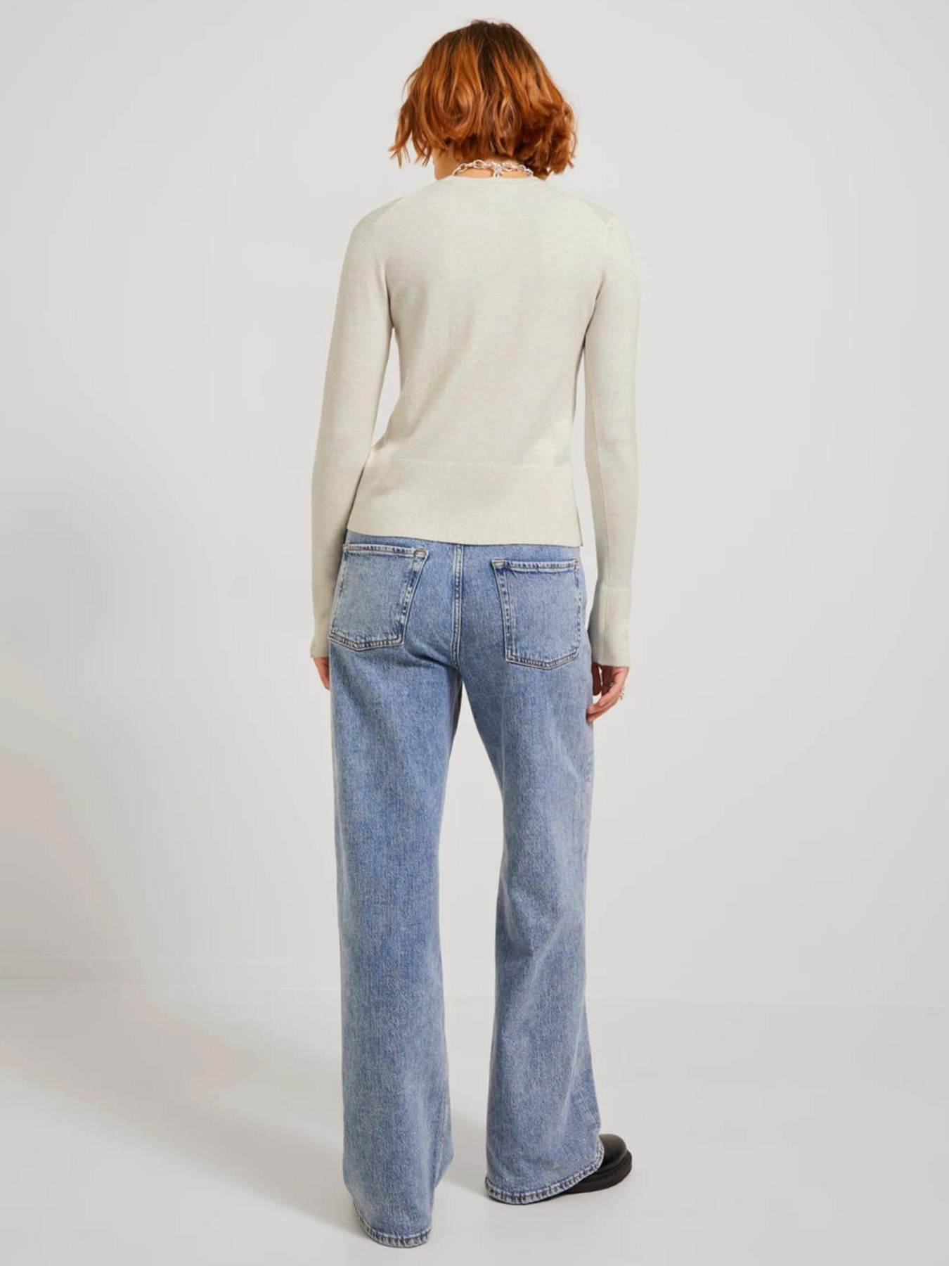 Джемпер JJXX Lara модель 12200214_Light Grey Melange Фото