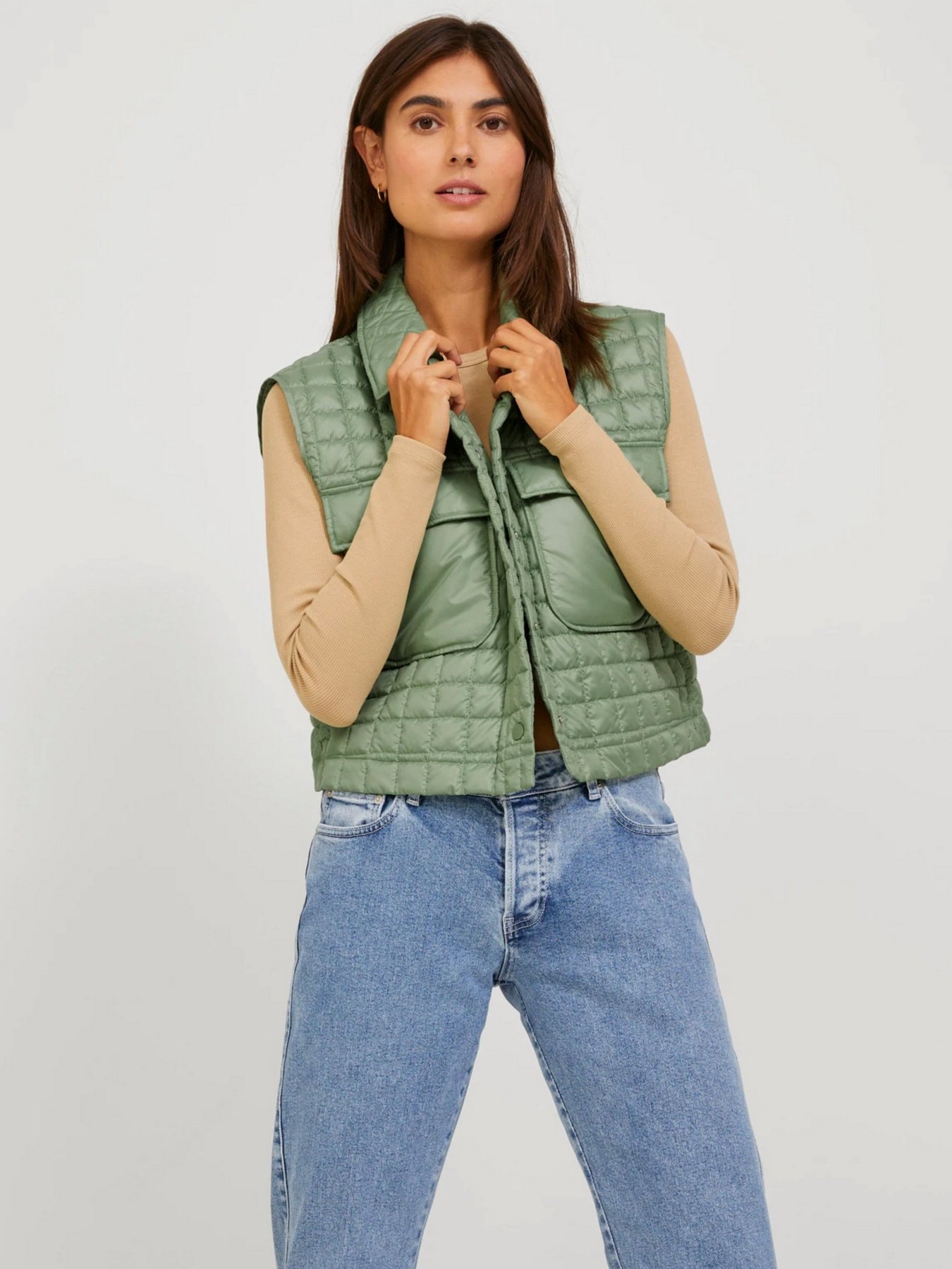 Жилет с утеплителем JJXX JxLain модель 12225018_Loden Frost Фото