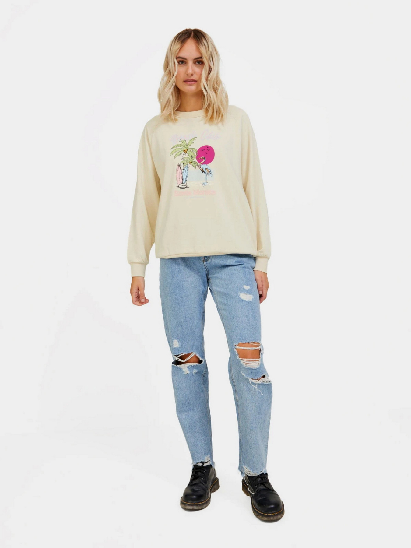 Світшот JJXX модель 12225450_Bone White Фото